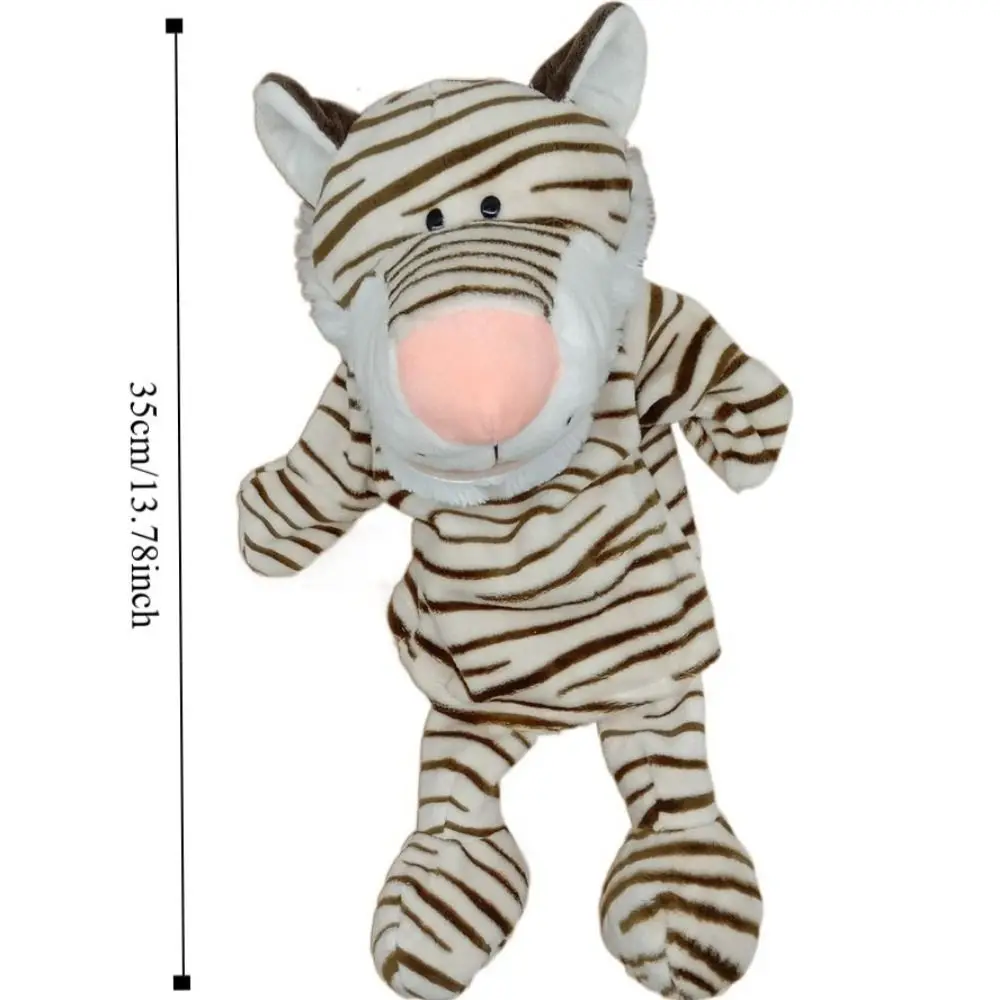 Jungle Animals Animal Hand Puppet Appease Stuffed Animals Hand Early Education Lion Elephant Pig Hand Finger Puppets Baby