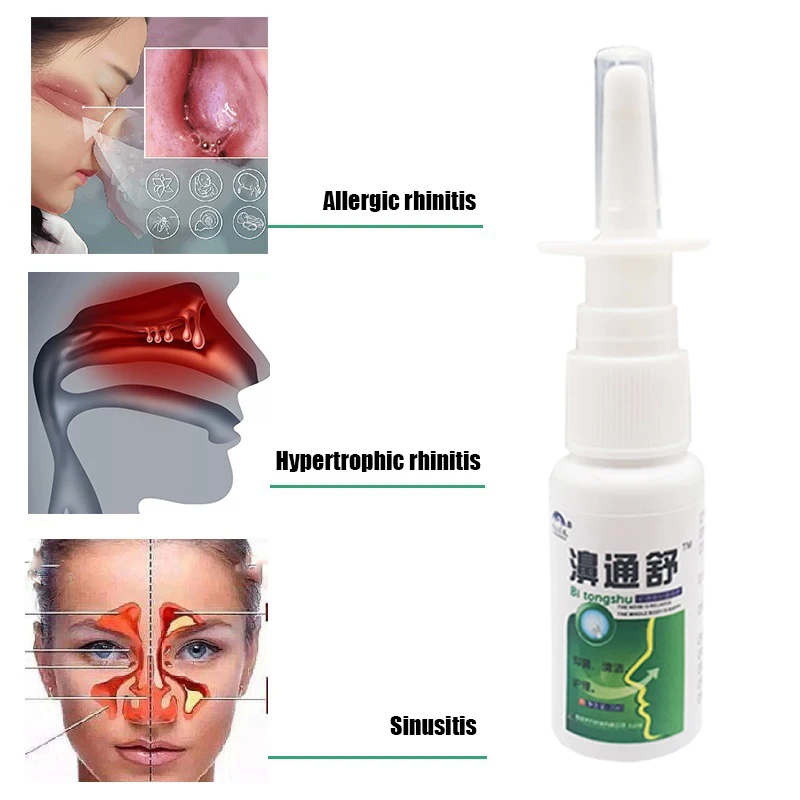 Nasal Spray Bottles Pump Sprayer Mist Nose Spray Refillable Bottle For Saline Water Wash Applications