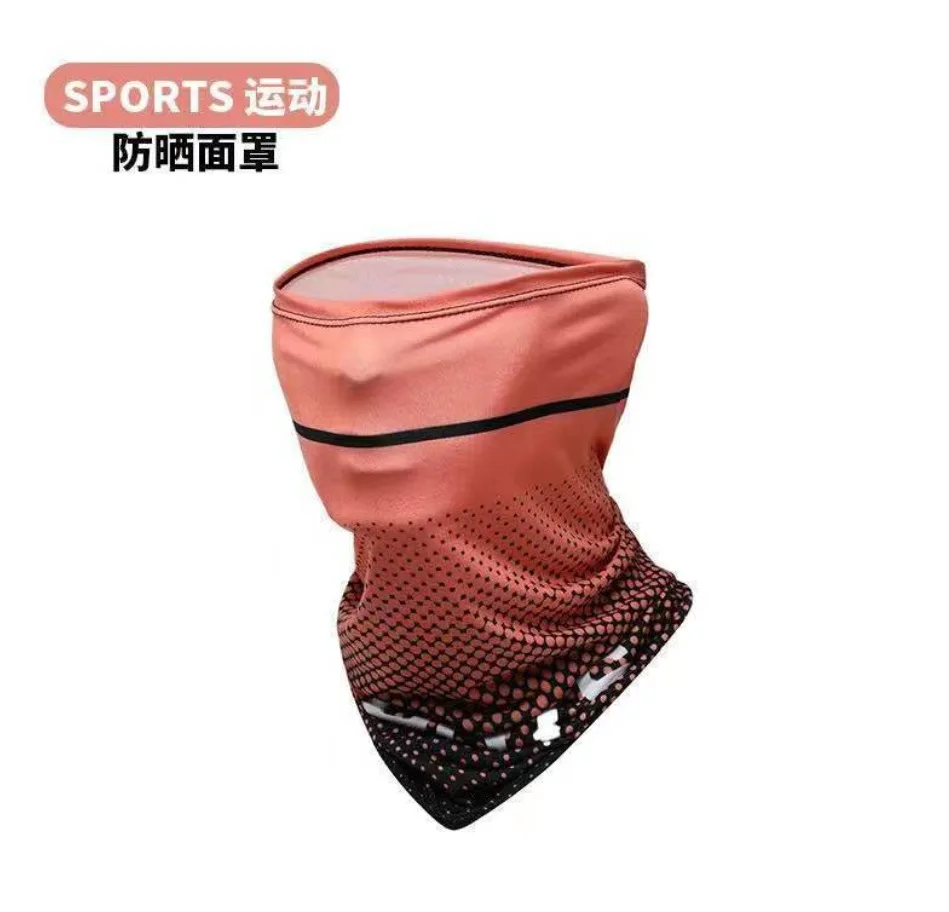 2025Unisexฤดูร้อนครีมกันแดดผ้าไหมน้ําแข็งแขนแขนSun UV Protection Mask Anti-Slip UVแขนแขนManกีฬากลางแจ้งขี่จักรยานแขน