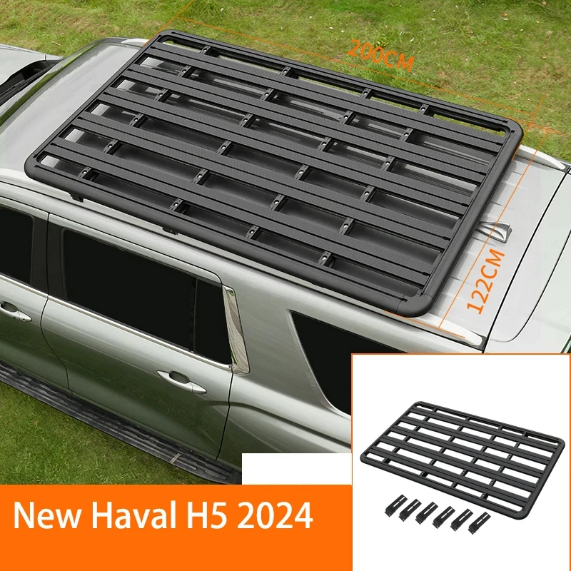 

High Quality Aluminum Alloy Black Roof Platform Rack Vehicle Exterior Accessories