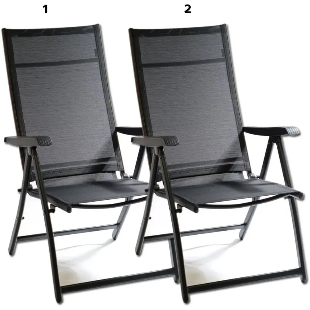 

Heavy Duty Durable Adjustable Reclining Folding Chair Outdoor Indoor Garden Pool