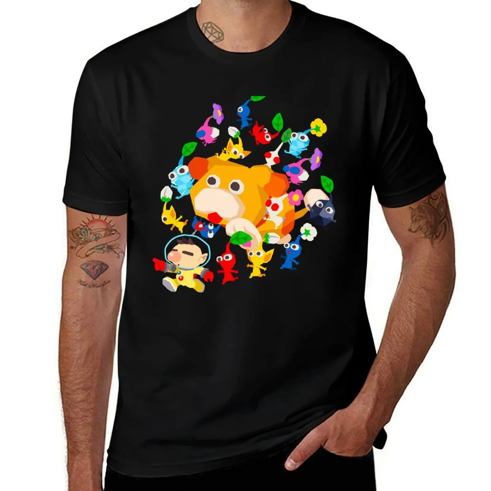 Pikmin 4 T-Shirt Lightweight Basic Short Sleeve Shirt T-Shirt