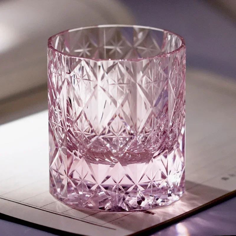 Creative Hand Cut Glass Cup Vase Beer Glasses Whiskey Cup