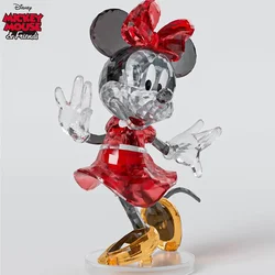 Disney Minnie Mouse Crystal Building Blocks Three-dimensional Assembled Model Toys Adult Children's Educational Toys Gift