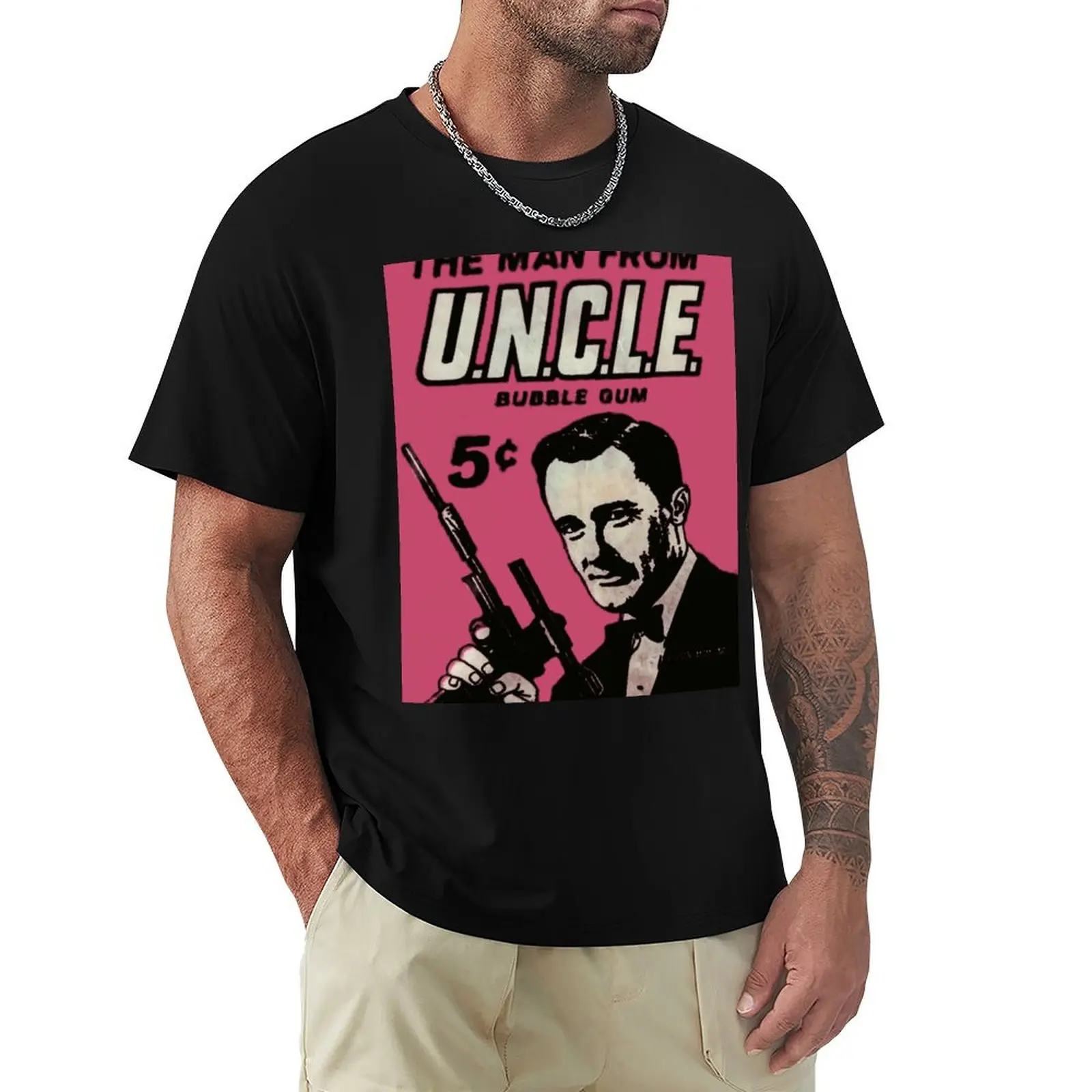 Vintage Man From U.N.C.L.E. with Napoleon Solo - Authentic, Distressed T-Shirt vintage t shirts kawaii clothes men clothes