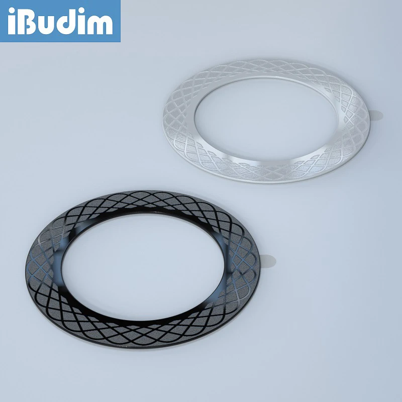

iBudim Magnetic Wireless Charger Sticker Universal Magnet Rings for Magsafe Wireless Charging Car Phone Holder Plate for iPhone