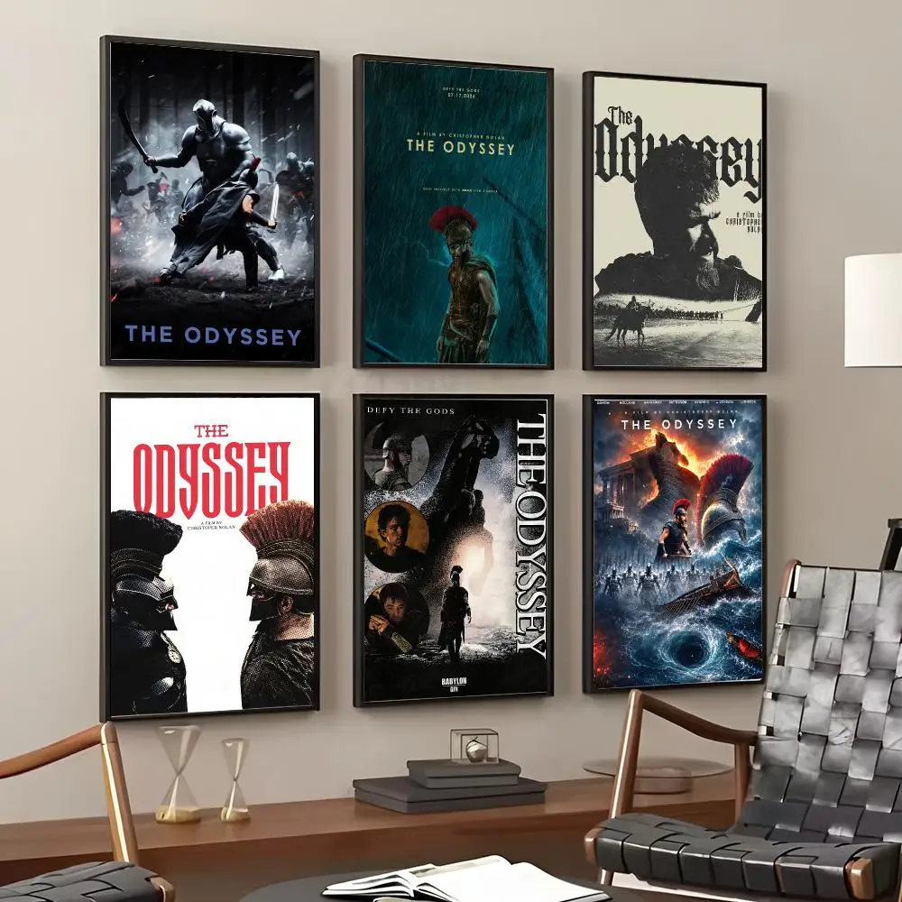 Movie T-The Odyssey Painting Calligraphy Cotton Canvas Wall Art Poster Quality Decor Painting for Home Decor
