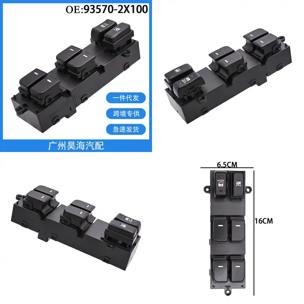

93570-2X100 for Hyundai Sonic Power Window Switch Button Glass Lifter Control Switch Car Accessories Auto Parts Replacement