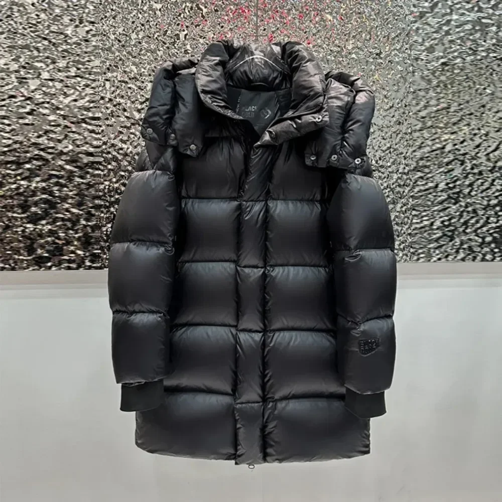 

90% White Duck Down Coat Women Zipper Loose Female New Winter Down Jacket Clothes Solid Thicken Warm Long Parkas Puffer Jacket