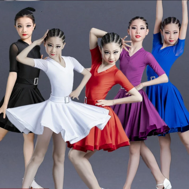 

Бальная танцевальная обувь для девушек на Танцы Румба латинский танец самба, ча-ча, летнее вечернее платье Румба конкурс танцевальная одежда современный карнавальный костюм вечерние платья