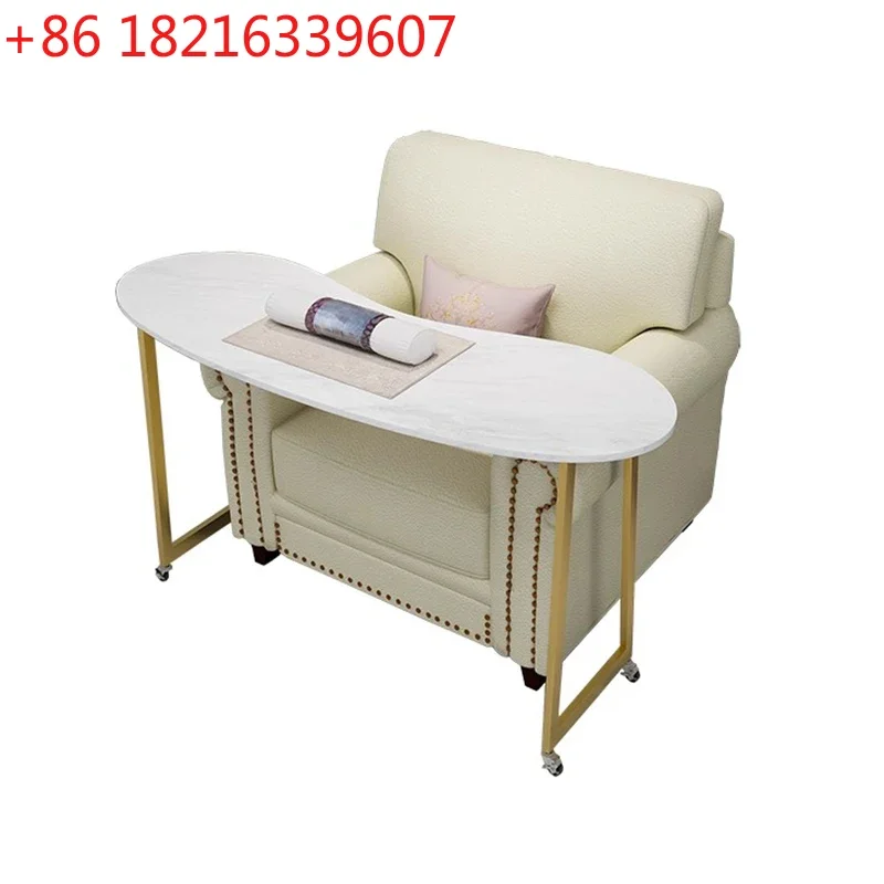 TAO Portable Mobile Nail Desk Modern Minimalist Premium Unique Nail Desk Glamour Italian Table Manucure Nail  Furniture