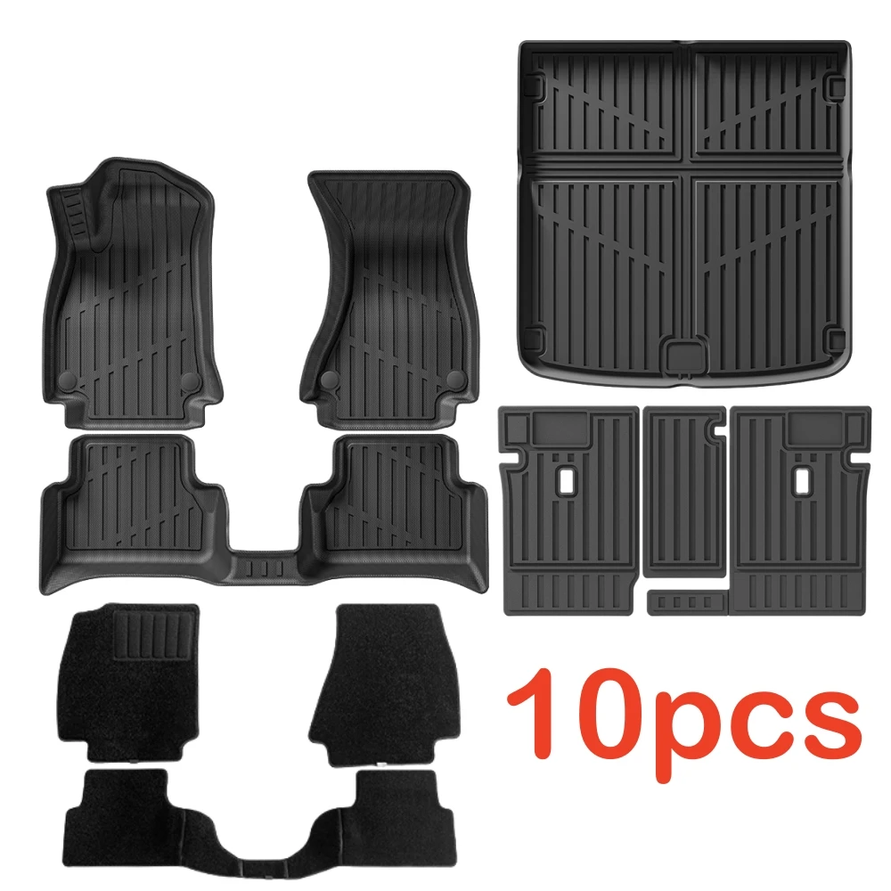 Für Audi A5 2024 2025 (nicht für A5L) TPE-Fußmatten, Kofferraummatte, 3D-Laderaumauskleidung, Bodenteppiche, wasserdicht, Allwetter-Bodenauskleidung, LHD – Detail 10