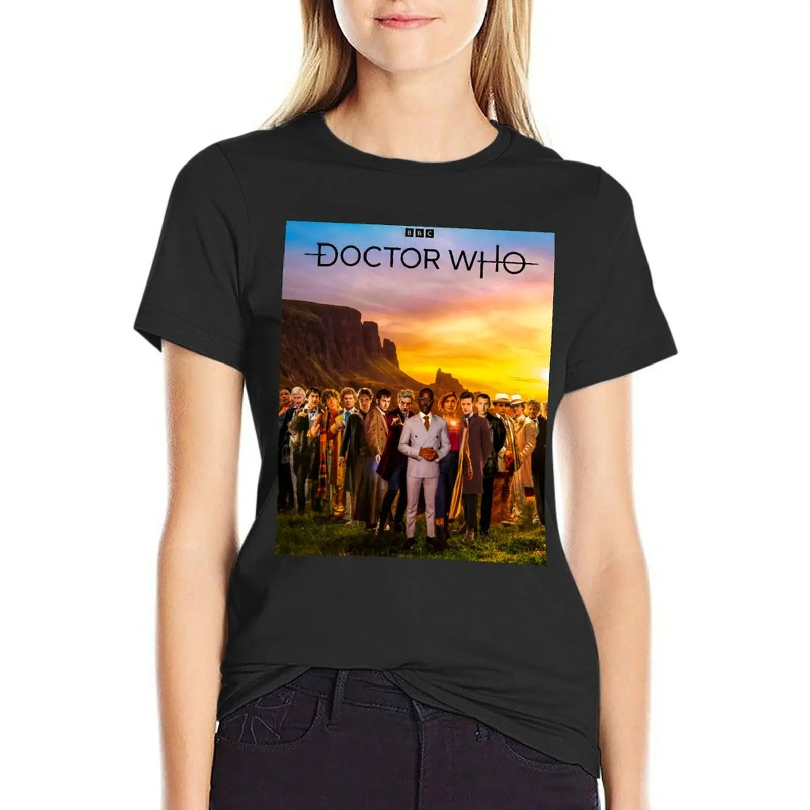 

Ncuti Gatwa Dóctór Whó , Ncuti Gatwa T-Shirt Female clothing Blouse tees shirts graphic tees funny t shirts for Women