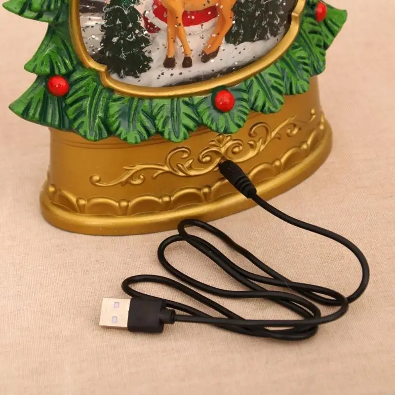 H8WB Multifunctional Holiday Music Tree Deck With Soft Glow LED Lighting Childproof PVC Matter For Indoor Festal Styling