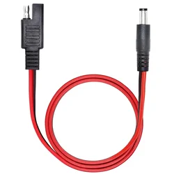 60cm/2Ft 14AWG SAE Plug to DC 5.5x2.1mm Male Converter Adapter Cable for Cars Motorcycles RV Solar Panels Portable Battery etc.