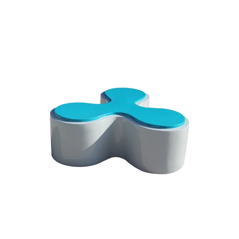 

FRP triangular seat stool special-shaped shopping mall Meichen leisure seat outdoor square landscape rest bench park chair
