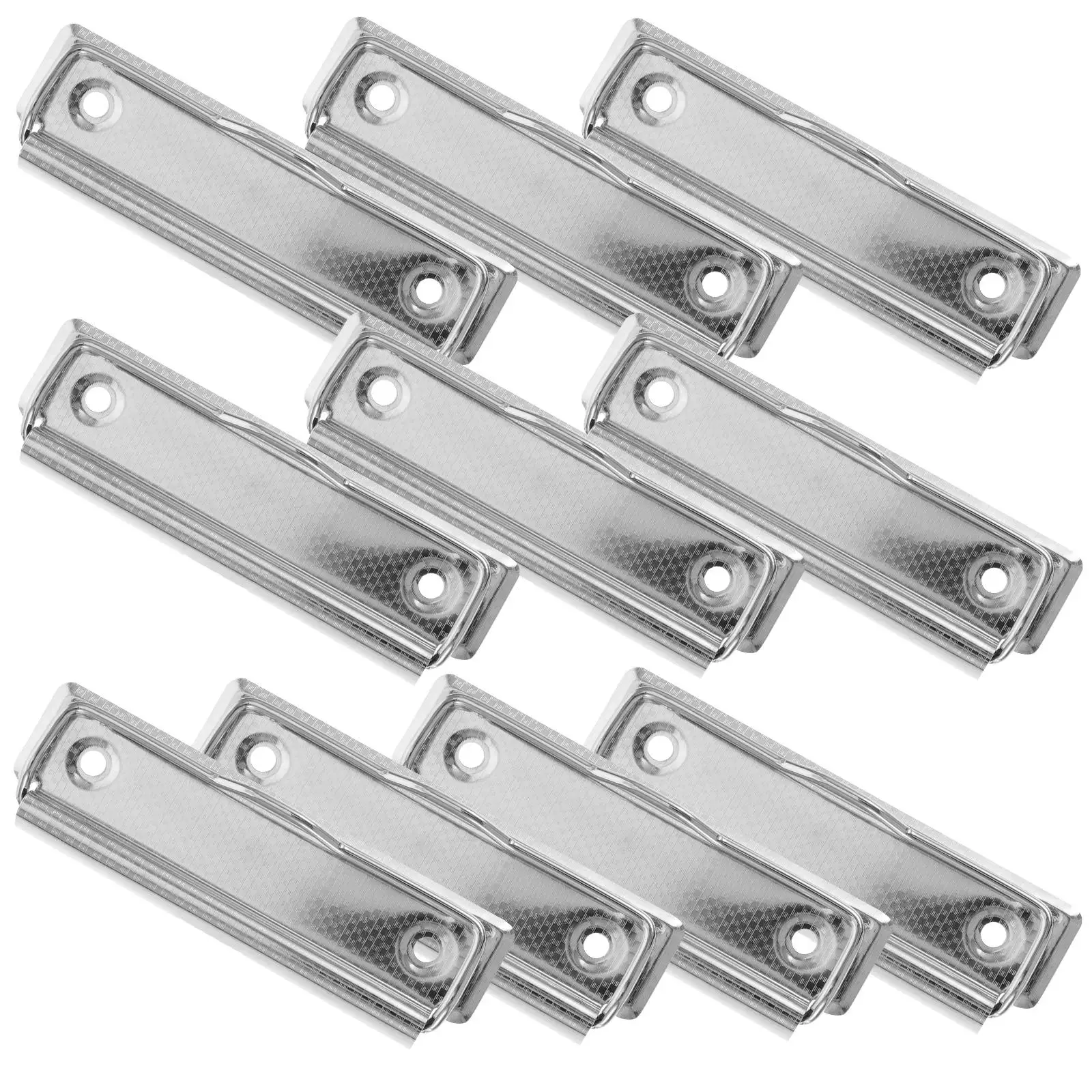 

10pcs Metal Plate Clip Rivets Professional Clipboard Small Aluminum Alloy Office Supplies Mini Boards File Clamps Document Clips