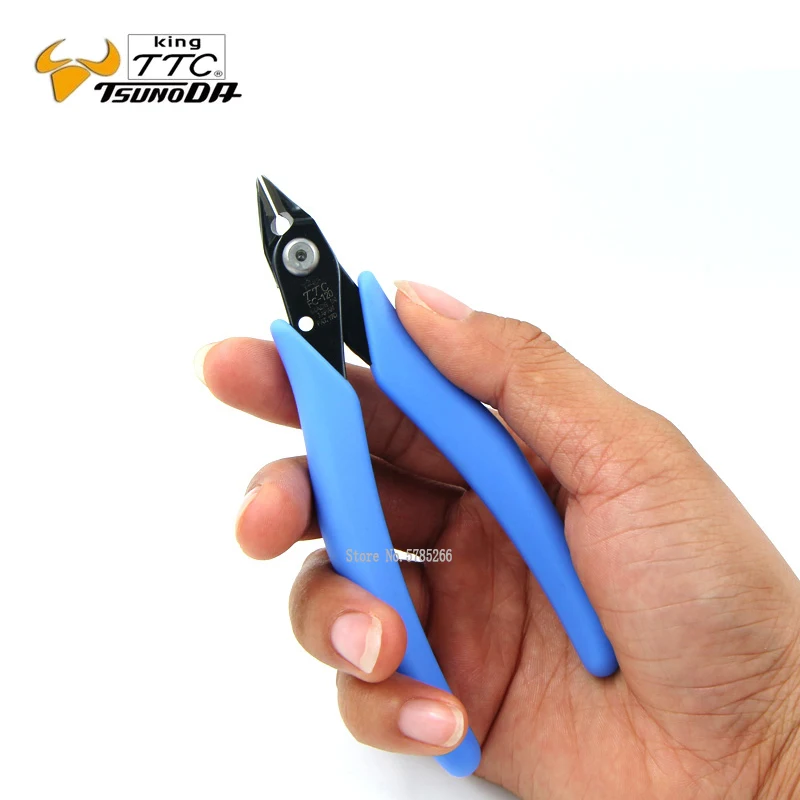 

Японские ножницы Ruyi, диагональные плоскогубцы, оригинальные модели TTC FC-120, плоскогубцы для рта, маленькие ножницы ручной работы «сделай сам»