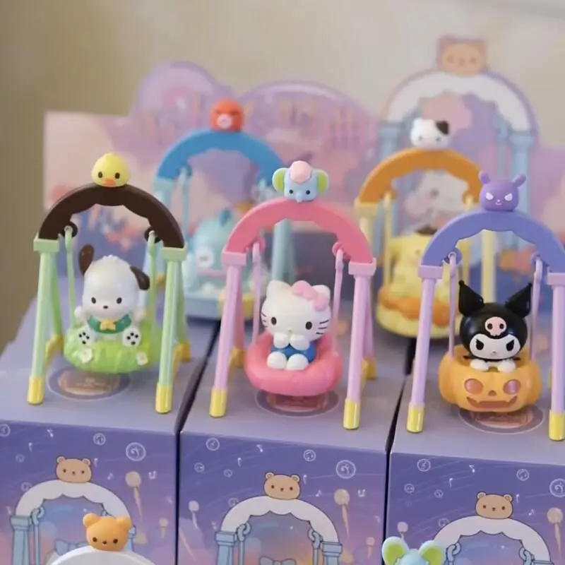 Sanrio Cartoon Cinnamoroll Melody Cradle Swing Design Static Character Model Bedroom Bedside Table Decoration Girl Holiday Gift - view 5