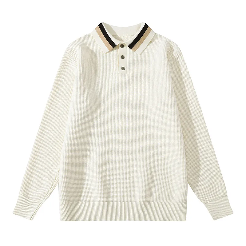 

Модный вязаный свитер с длинным рукавом, теплый, толстый, зимний, мужской, высокое качество, классический стиль