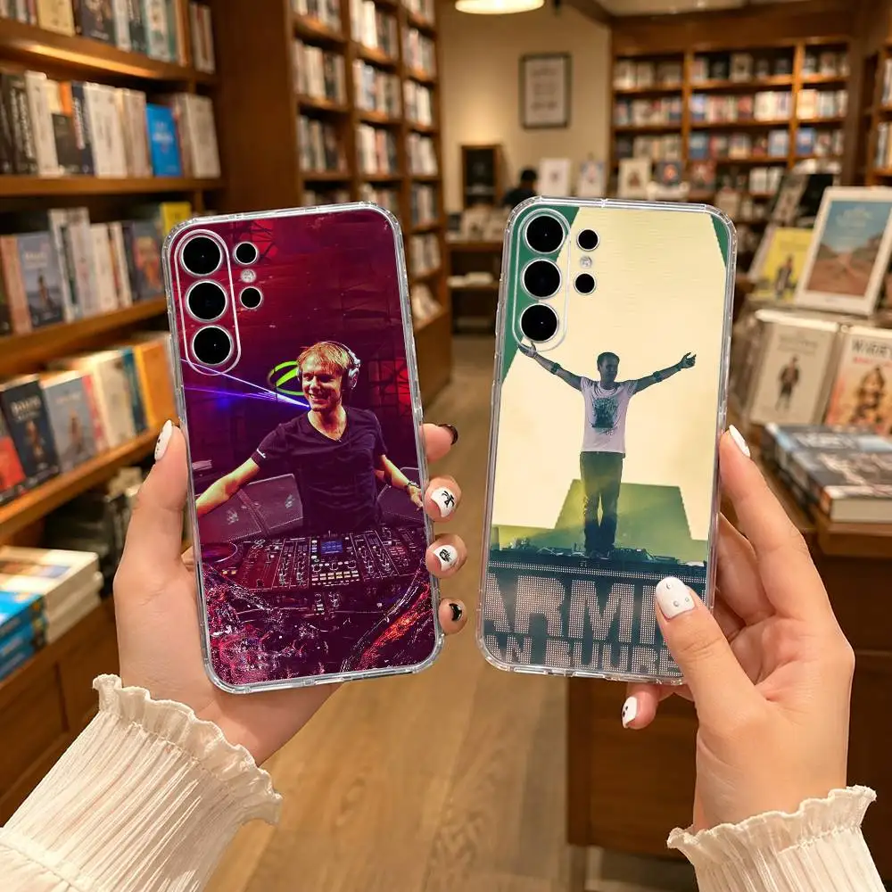 DJ Trance A-Armin van Buuren Phone Case For Samsung S25,S24,S21,S22,S21,S20,S10,S9Ultra,Plus,Fe,Lite Transparent Cover