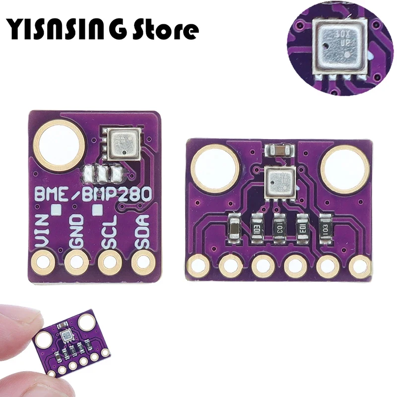 BME280 3.3V 5V Digital Sensor Temperature Humidity Barometric Pressure Sensor Module I2C SPI 1.8-5V For Arduino