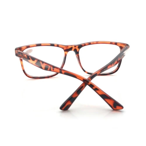 Imagen 2 del producto Gafas de lectura de gran tamaño para hombres y mujeres, montura rectangular, gafas para lectores de sol, bisagra de resorte, uso ligero con dioptrías + 1,0 - + 4,0