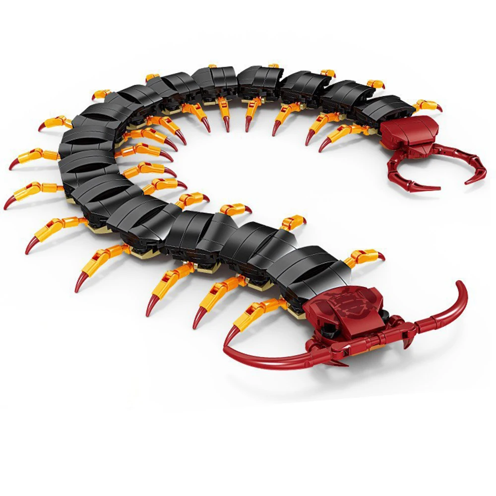 MOC Bionic Animal Figures Scorpion Spider Building Blocks Model Set Fun Educational Toy for Kids STEM Learning Toy Creative Gift