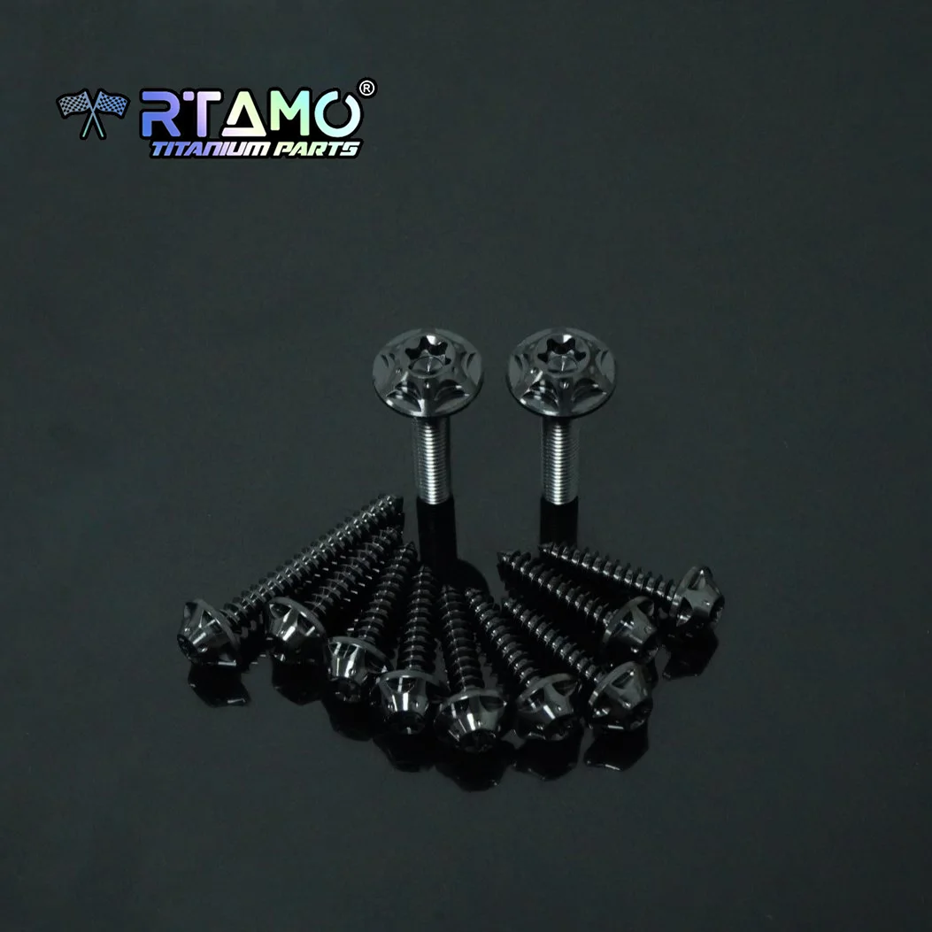 Gr5 Titanium Bolt Set M5 Self-tapping Screw Fit for Xmax300 Modified Air Box Cap Bolt