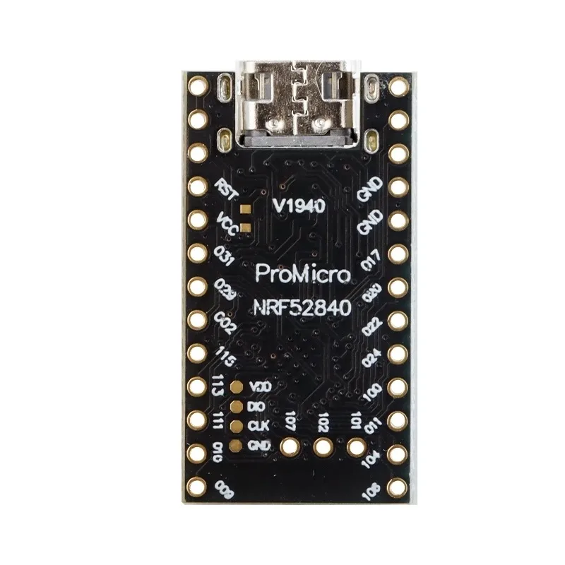 Promicro NRF52840 Micro Dev Board BLE 5.0 1MB Flash, Compatible Nice!nano V2 for ZMK Wireless Mechanical Keyboard, Type-C