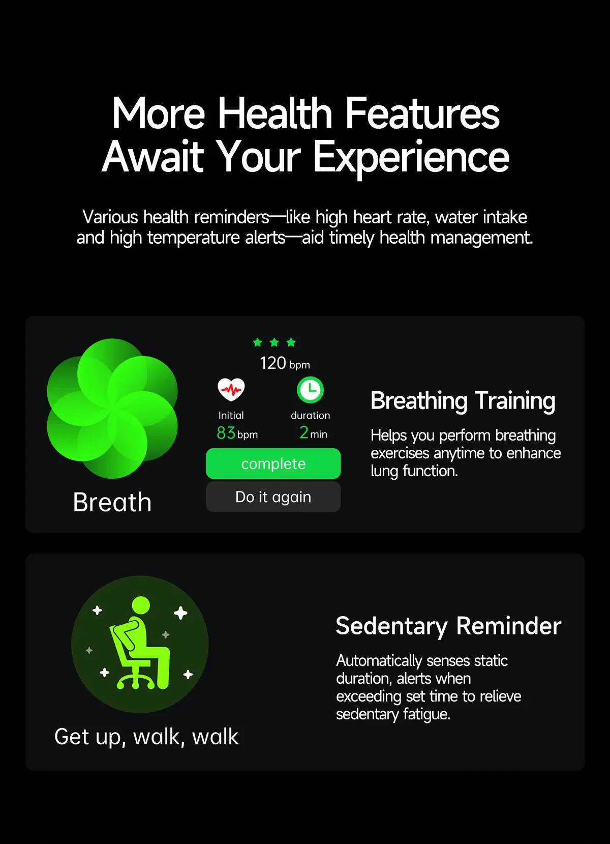 Smartwatch Avec Ecg Et Analyse De Santé Par Laser Dual-probe_voghion.com