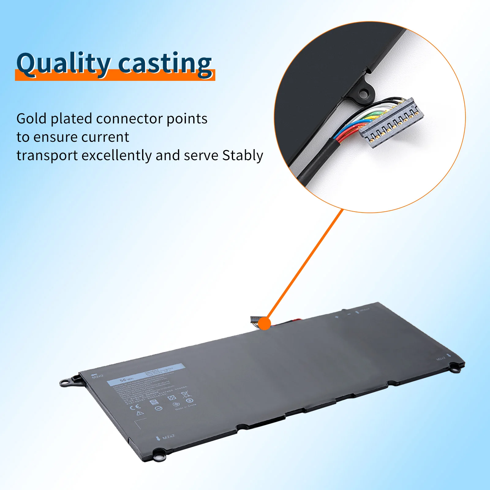 BVBH 90 v7w JHXPY JD25G 090 v7w batteria per Laptop per Dell XPS 13 9343 XPS13 9350 13D-9343 P54G 0 n7t6 5 k9cp RWT1R 0DRRP 56WH