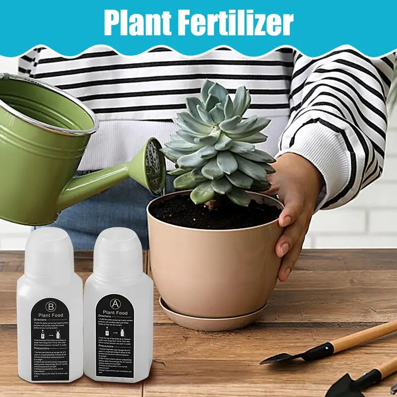 

Plant Fertilizer Liquid Hydroponic Plant Food A & B Water Soluble Indoor Plant Food For Vegetables Fruits Flowers Fit For Plants