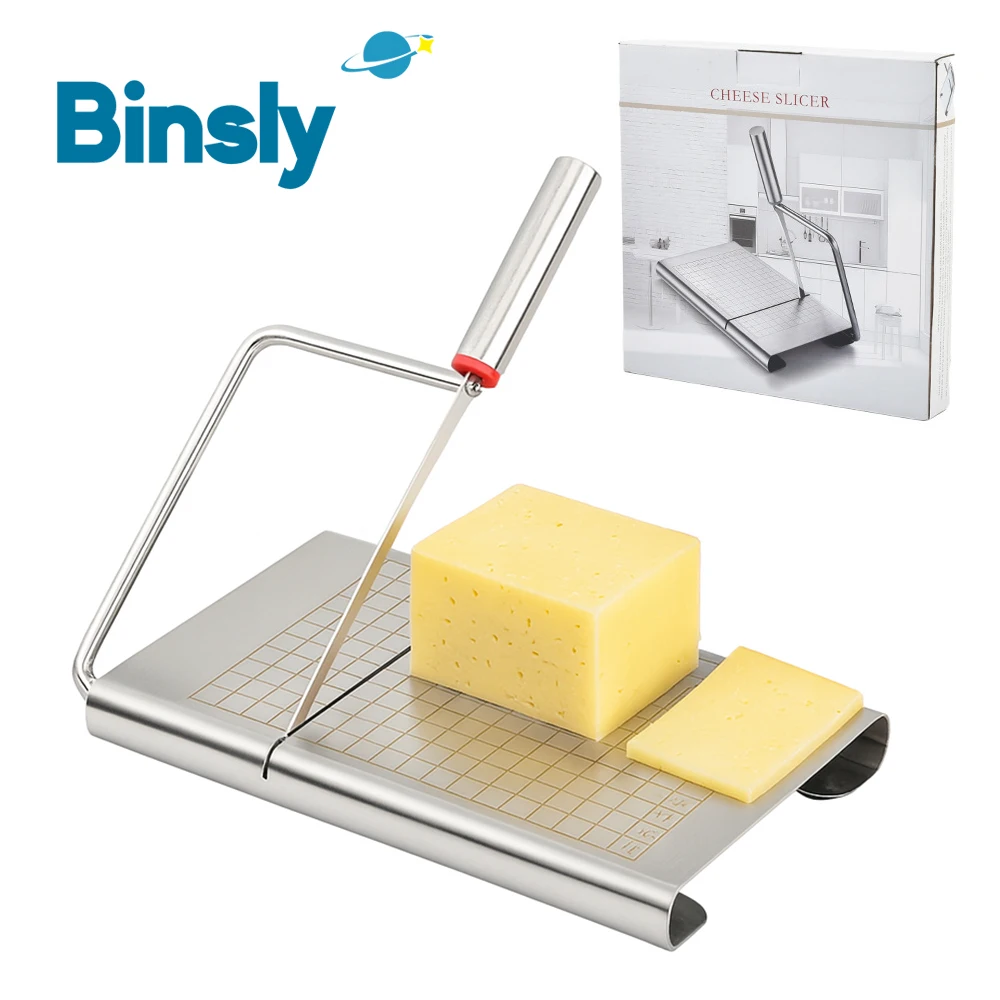 

Многофункциональная машина для резки сыра из нержавеющей стали со шкалой, машина для резки масла, кухонная машина для резки колбас и ветчины