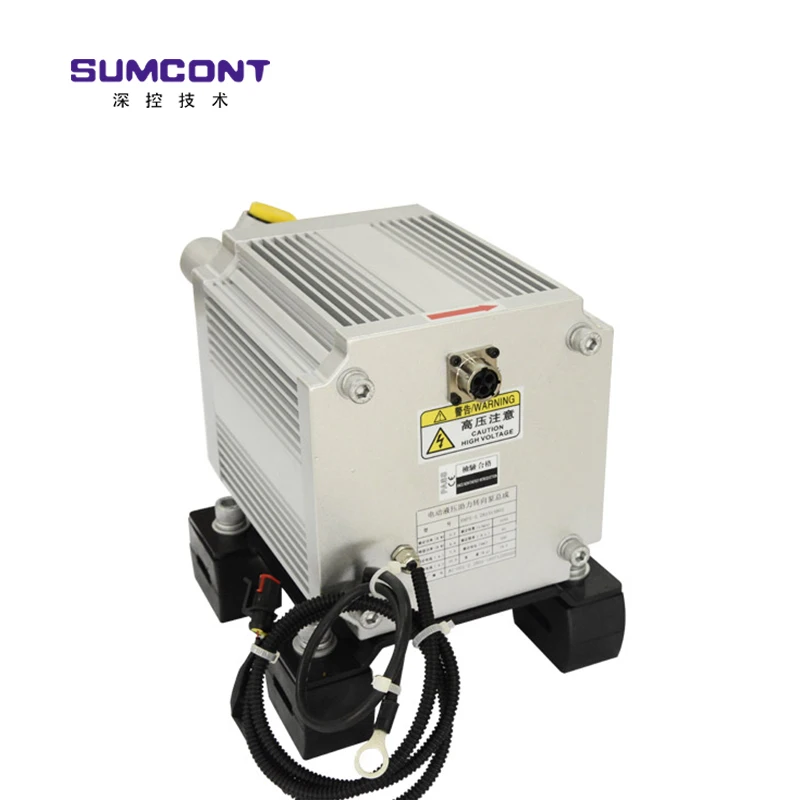 SUMCONT New Special Design 380v/220v 4kw Inverter Electric Bus EV Car Hydraulic Power Steering Pump Motor Conversion
