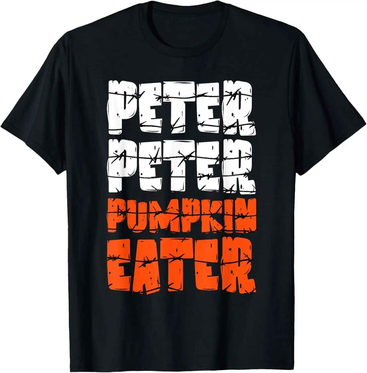 Peter Pumpkin Eater Halloween Costume Couple T-Shirt