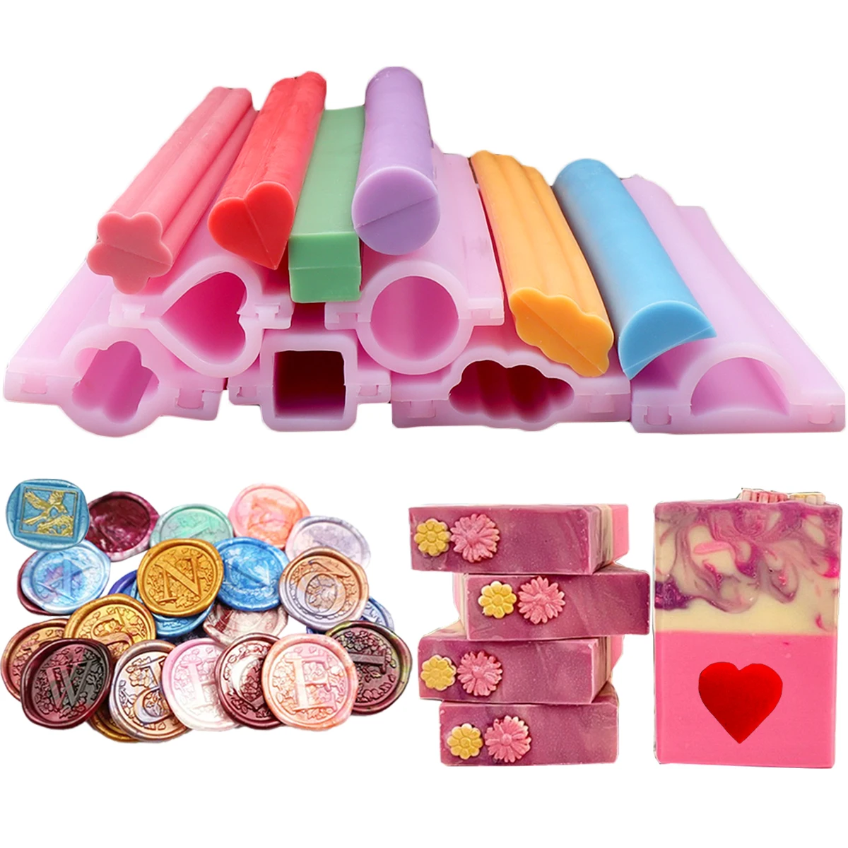 Soap Making Youtube - Tube Shape Silicone Soap Molds -