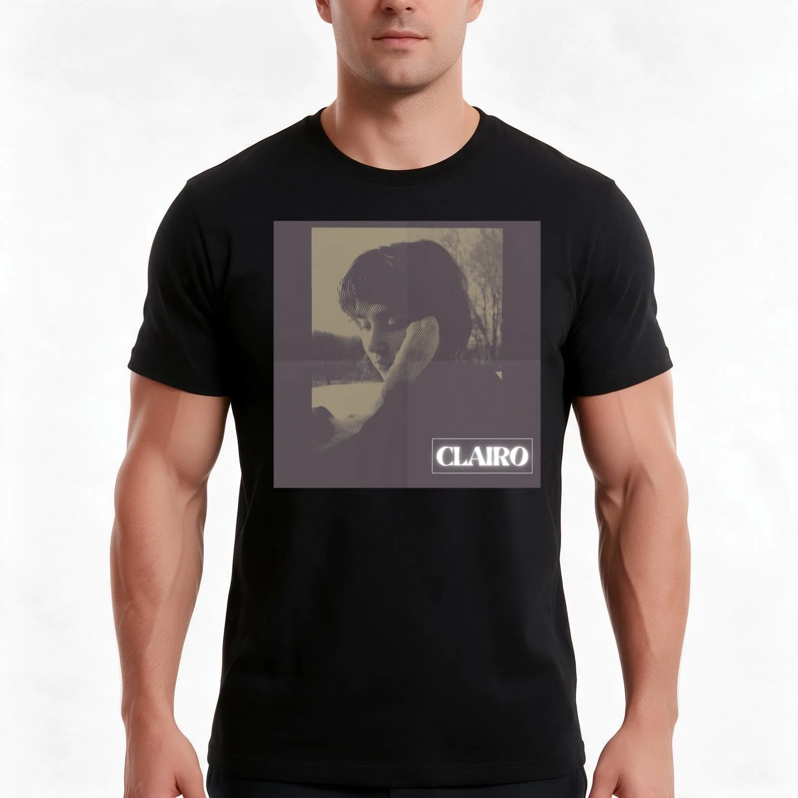 Clairo Sling T-Shirt, Summer Casual Cotton Tee, Oversized Streetwear Tops, Vintage Graphic Print, Loose Fit Short Sleeve