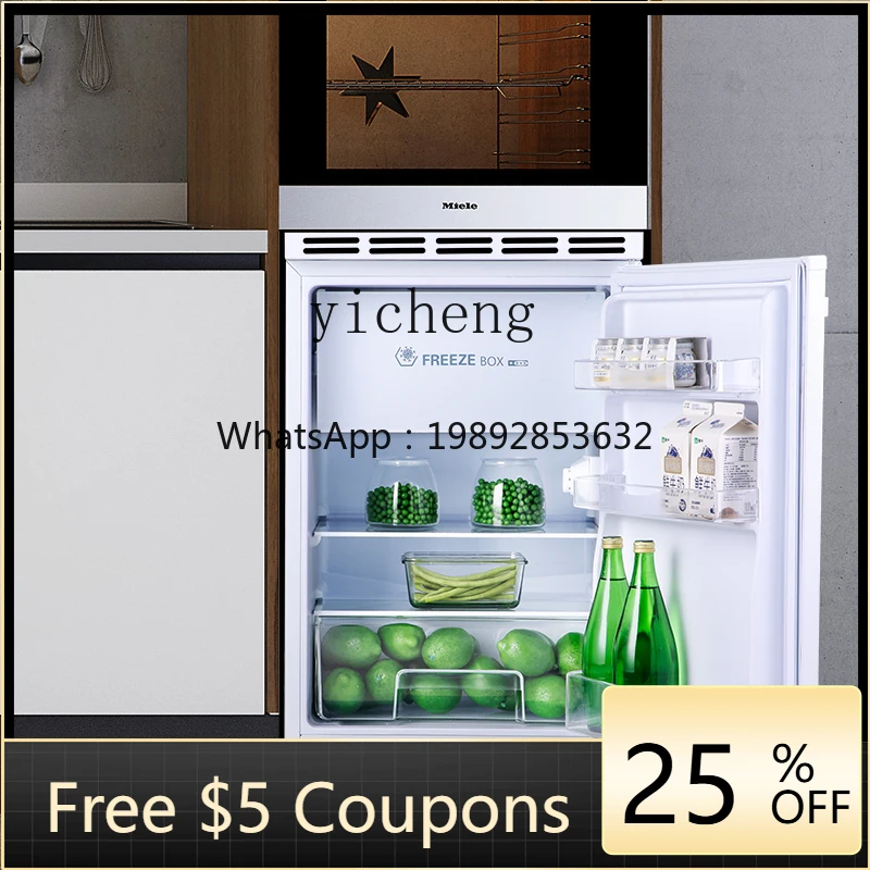 

XL горизонтальный встроенный холодильник с прямым охлаждением, бытовой встроенный небольшой мини-холодильник с прямым охлаждением под столешницей