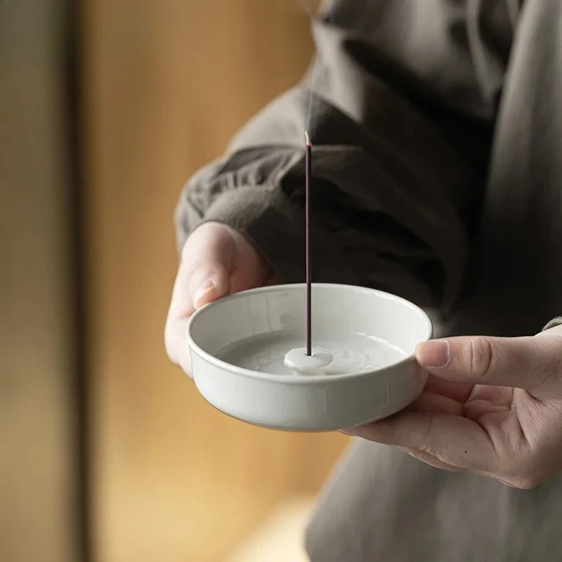 Porte-encens Plant Ash Ruyi, brûleurs d'encens rétro pour jardin zen, bougies parfumées aromatiques pour la méditation, encensoir, ornements de service à thé, artisanat