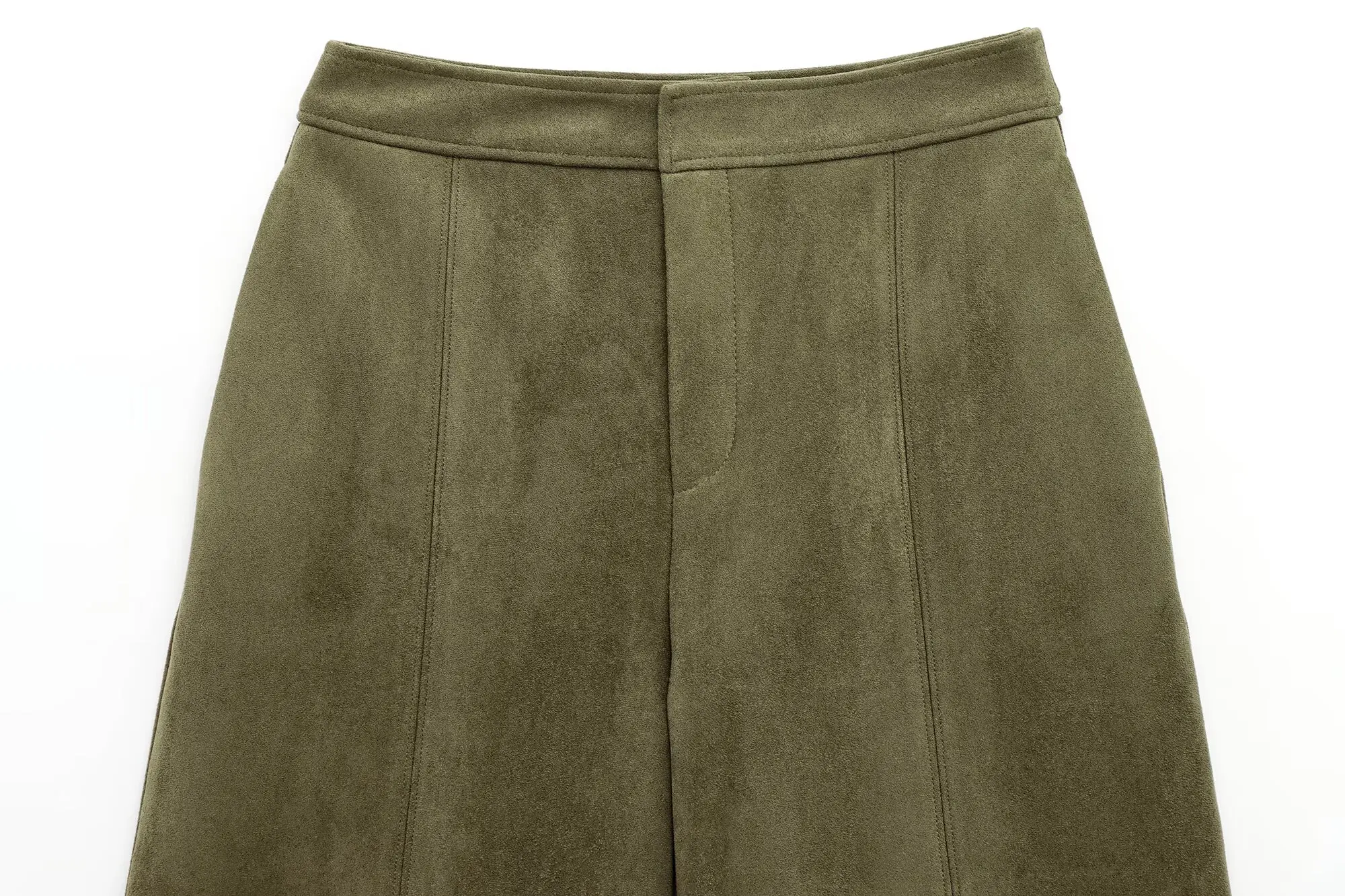 HH Frühling Frauen Wildleder Mantel Hose Sets Revers Lange Sleeve Zipper Jacken Casual Shorts 2025, Neue Mode High Street Lady Outfit – Detail 16