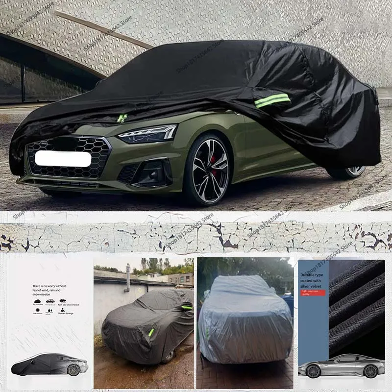 

Водонепроницаемые автомобильные чехлы на заказ для 2007-2025 sadan Audi A5 Sedan, ветрозащитный ремень, защита от пыли и пыли от града