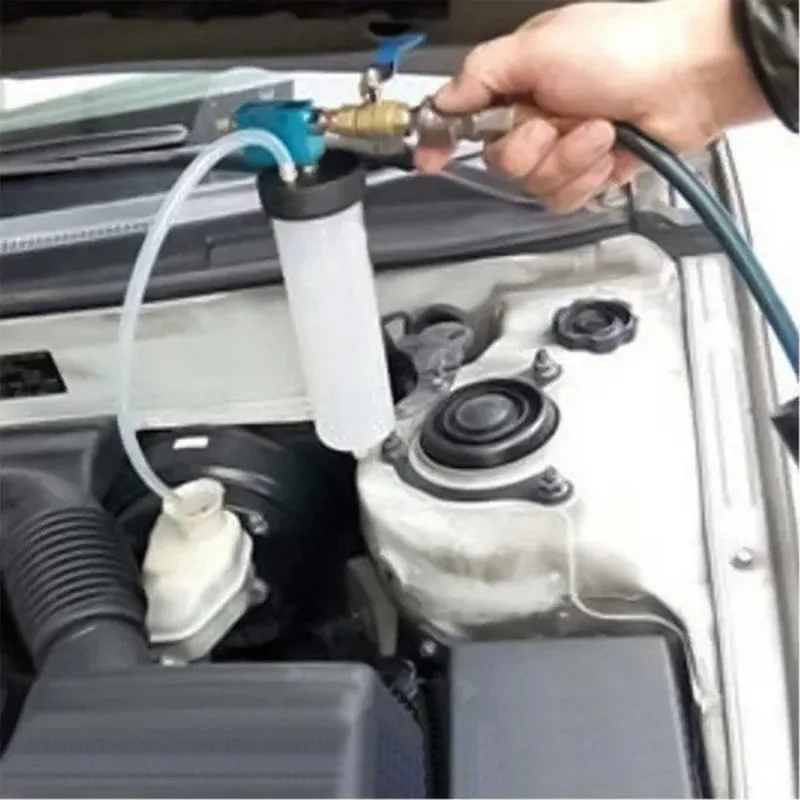 Brake oil replacement machine, car brake fluid tool, emptying machine, oil extraction tool, refilling device, manual air exhaust
