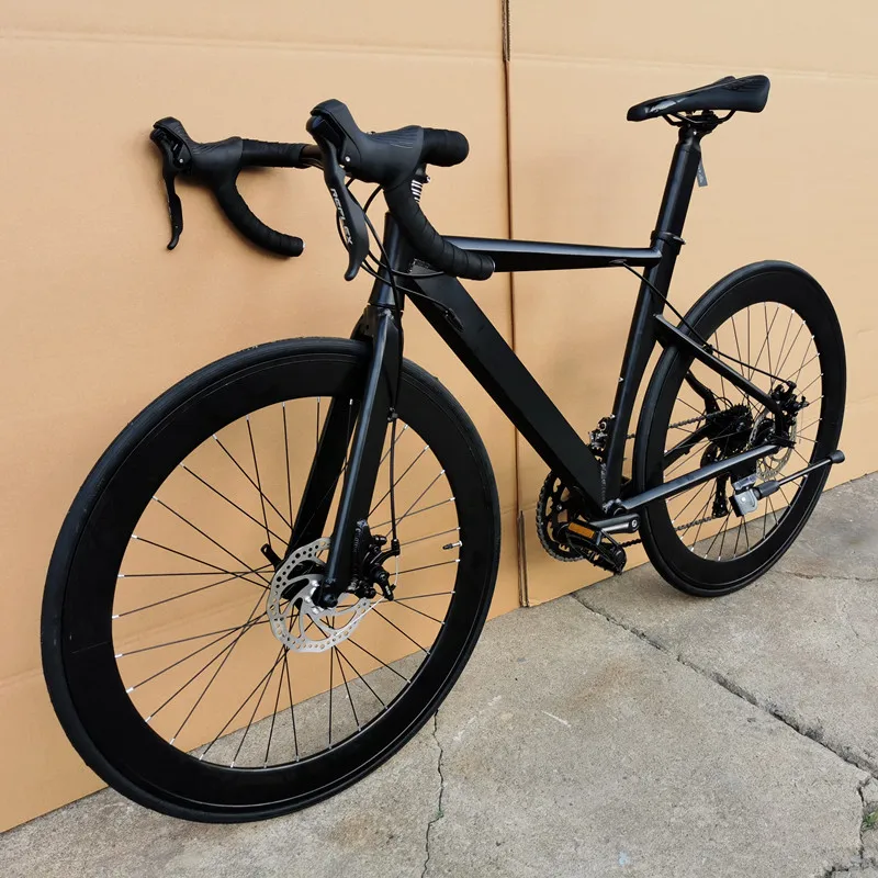 Double Disc Brake Bicycle Brake Transformer Integrated Road Bike Wind Breaking Double Oil Disc Brake Inner Routing Mountain Bike