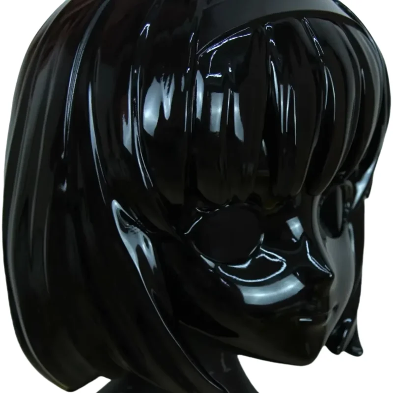 (New 01) Sweet Girl Hard Resin Full Head Crossdresser Doll Mask Kigurumi Cosplay Japanese Role Play Anime Silicone Kigurumi Mask