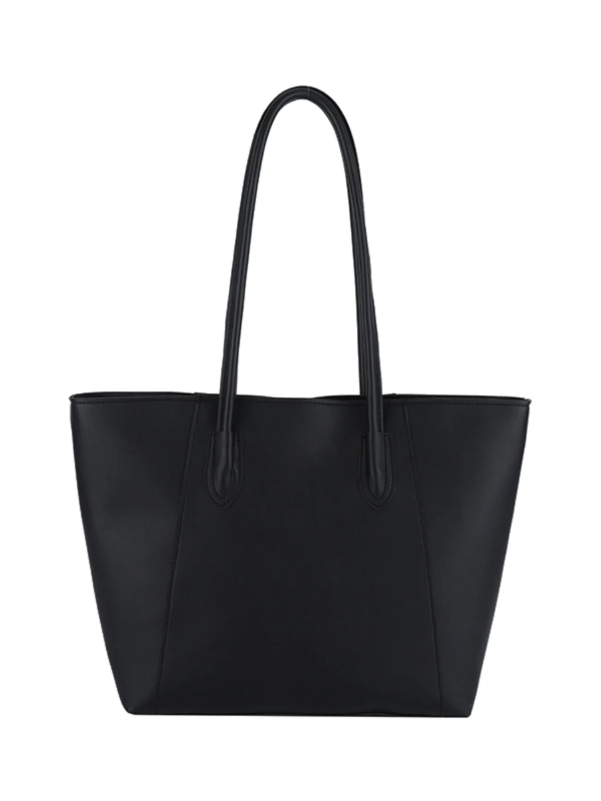 حقيبة يد نسائية عصرية كبيرة السعة، حقيبة كتف بسيطة غير رسمية، موديل 2024 الجديد، حقيبة للتنقل اليومي من الجلد الصناعي #1