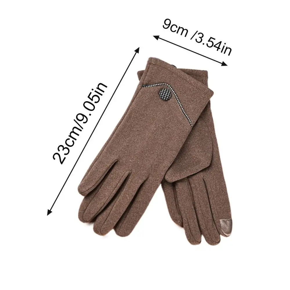 قفازات دافئة مقاومة للبرودة مع بطانة دافئة، قفازات تزلج مقاومة للرياح، قفازات شتوية دافئة بأصابع كاملة #5