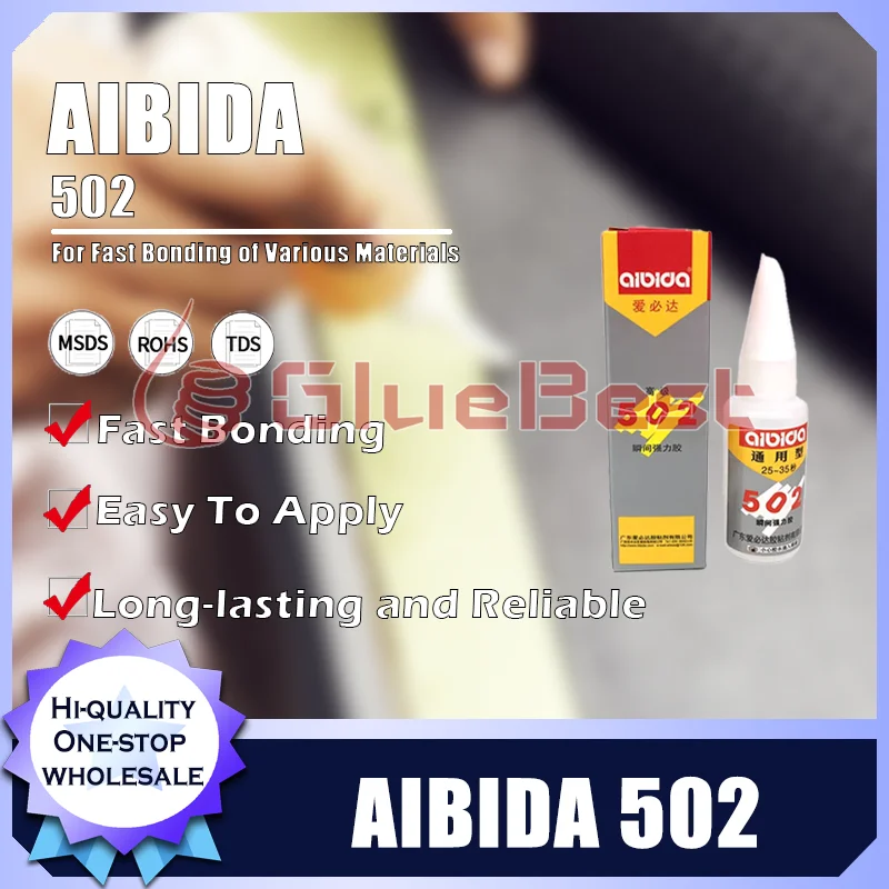 

AIBIDA 502 High-Strength Instant Bonding Multi-Purpose Strong Curing Agent Original Product