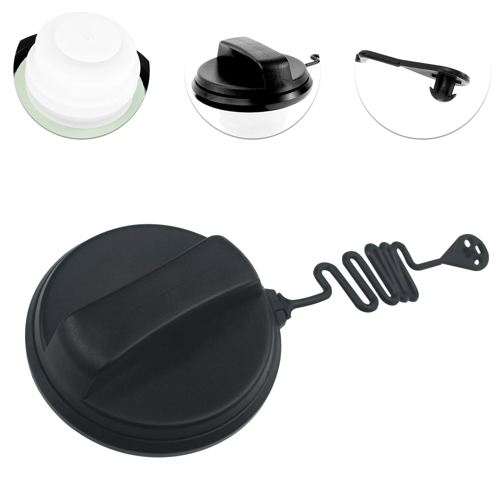 Fuel Tank Filler Cap Replacement Door Housing Petrol Fuel Tank Filler Cap 1580852 for Ford Fiesta MK5 2001-2008 Transit MK8