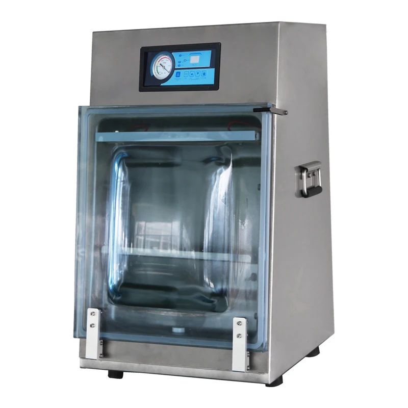

HVV-410 Hualian Vertical Milk Powder Food Plastic Bag Packaging Sealer Sealing Vacuum Packing Machine